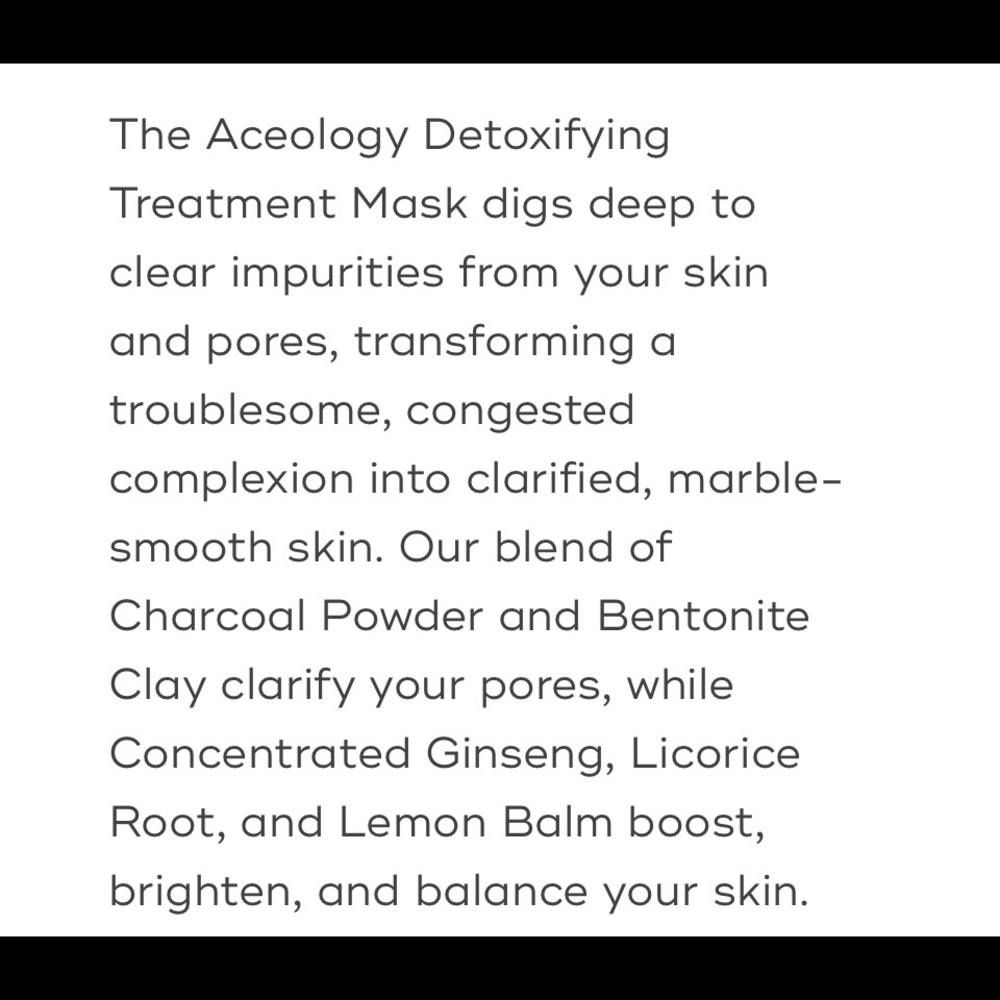 Aceology detoxifying treatment mask - Picture 7 of 7